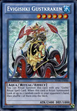 Evigishki Gustkraken - Secret Rare 1st Edition HA06-EN046 - NM - YuGiOh - Image 1