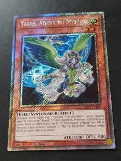 Yu-Gi-Oh ! - Terre, Agent du Mystere - RA04-FR146 - Platinium Secret Rare - Image 1
