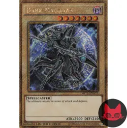 Yugioh Dark Magician MVP1-ENGV3 Gold Secret Rare Limited Edition NM - Image 1