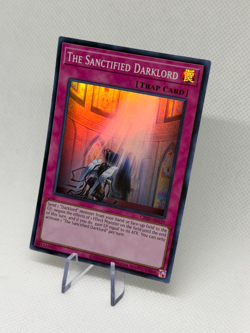 The Sanctified Darklord CR10-AE039 Super Rare AE NM YuGiOh Card - Image 2