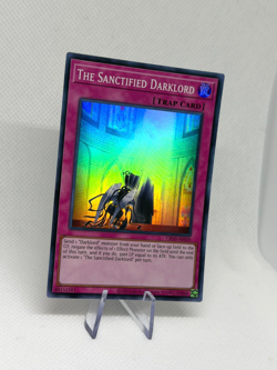 The Sanctified Darklord CR10-AE039 Super Rare AE NM YuGiOh Card - Image 3