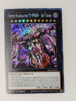 Super Starslayer TY-Phon - Sky Crisis Secret Rare Yugioh! RA04 - Image 1