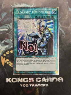 RA05-EN118 Crossout Designator Starlight Rare Yu-Gi-Oh! NEW - Image 1