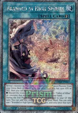 1st ed Branded in High Spirits platinum secret rare RA05-EN067 Yugioh - Image 1