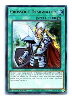 Crossout Designator - RA02-EN063 - Ultra Rare - 1st Edition Yugioh - Image 1