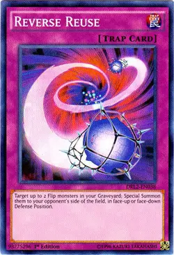 1x (NM) Reverse Reuse - DRL2-EN038 - Super Rare - 1st Edition YuGiOh - Image 1