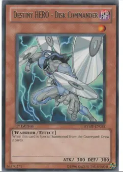 Destiny HERO - Disk Commander - RYMP-EN035 - Rare - 1st Edition - Yugioh - Image 1