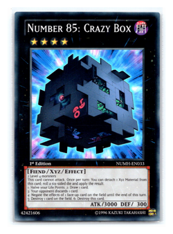 Number 85: Crazy Box - NUMH-EN033 - Super Rare - 1st Edition - Yugioh - Image 1