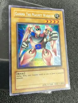 Gamma the Magnet Warrior DOR-003 Duelist of the Roses - Secret Rare - NM Cond - Image 2