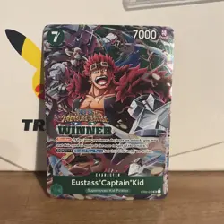Eustass"Captain"Kid (Winner Pack Vol 5) ST02-013 SR Foil One Piece Promo Card NM - Image 1