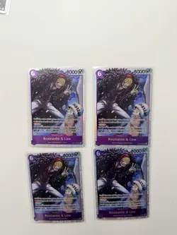 One Piece TCG EB04-038 Rosinante & Law SR (x4) Playset English/Near Mint - Image 1