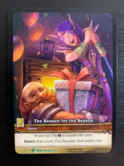 World of Warcraft WoW TCG Holiday Promo - EA The Reason for the Season - Image 1
