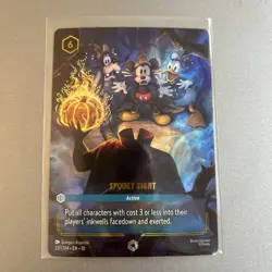 Disney Lorcana Spooky Sight (enchanted) Whispers In The Well Holofoil 237/204 - Image 1