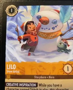 Lilo - Snow Artist 2/204 Common Winterspell Disney Lorcana TCG - Image 2