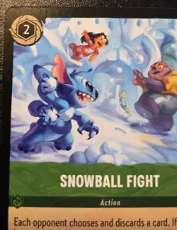 Snowball Fight 95/204 Common Winterspell Disney Lorcana TCG - Image 2