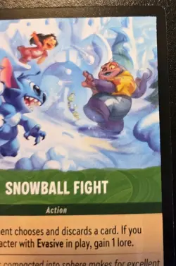 Snowball Fight 95/204 Common Winterspell Disney Lorcana TCG - Image 3