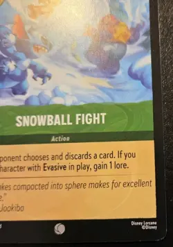 Snowball Fight 95/204 Common Winterspell Disney Lorcana TCG - Image 5