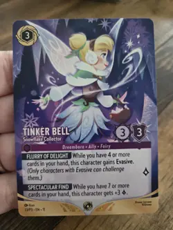 Disney Lorcana Tinker Bell - Snowflake Collector *PROMO* Non-foil - Image 1