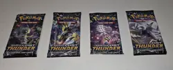 Pokemon, Lost Thunder, Set of 4 Covers x "10 Additional Game Cards", Sealed - Image 1