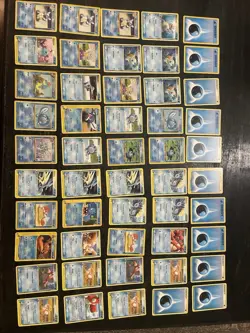 Pokemon TCG Water Type 50 Card Lot - Squirtle, Wartortle, Poliwag, Krabby - Image 1