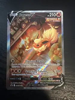 Flareon V SWSH179 SWSH: Sword & Shield Promo Cards Holo NM - Image 1