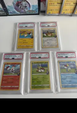 PSA 10 PIKACHU ON THE BALL Full Collection Futsal 2020 GEM MINT Pokemon Cards - Image 1