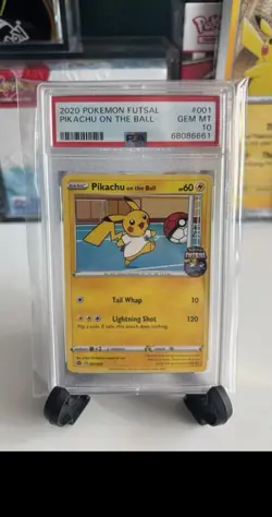 PSA 10 PIKACHU ON THE BALL Full Collection Futsal 2020 GEM MINT Pokemon Cards - Image 2