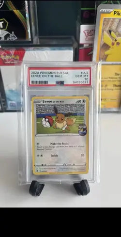 PSA 10 PIKACHU ON THE BALL Full Collection Futsal 2020 GEM MINT Pokemon Cards - Image 4