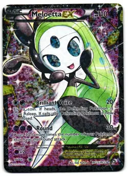 Meloetta EX RC25/RC25 - Legendary Treasures Rare Ultra Pokemon TCG - LP Card - Image 1