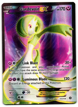 Gardevoir EX 111/114 - Steam Siege Rare Ultra Pokemon TCG - HP Card - Image 1