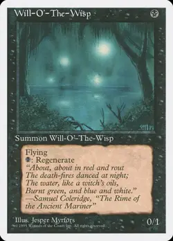 Will-o'-the-Wisp 4th Edition HP MTG - Image 1