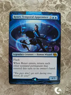 Renet, Temporal Apprentice Teenage Mutant Ninja Turtles Hand Painted Altered Art - Image 1