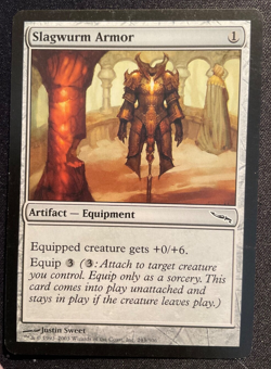 MTG Slagwurm Armor — Mirrodin Regular Common LP+ - Image 1