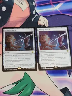 C3082 MAGIC MTG INNISTRAD: MIDNIGHT HUNT PITHING NEEDLE 2X #257 NM RARE - Image 1