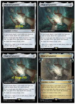 MTG LOTR: Tales of Middle-earth LTR Phial of Galadriel MINT (SELECT) - Image 1