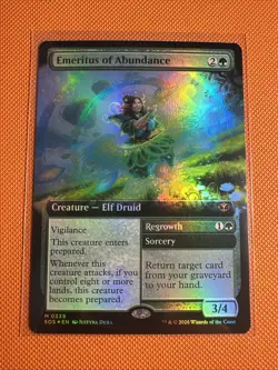 Emeritus of Abundance Extended Art Foil M 339 - MTG Secrets of Strixhaven - Image 1