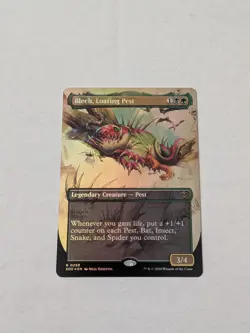 Blech, Loafing Pest - Borderless - MTG Secrets of Strixhaven Foil - Image 1