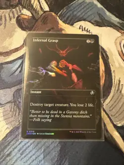 Infernal Grasp - Foil Borderless - Innistrad Remastered (MTG) - Image 1