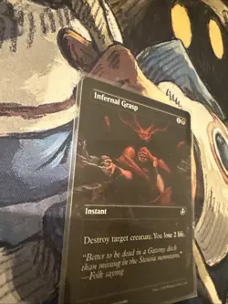 Infernal Grasp - Foil Borderless - Innistrad Remastered (MTG) - Image 2