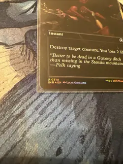 Infernal Grasp - Foil Borderless - Innistrad Remastered (MTG) - Image 3