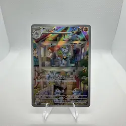 Pokemon Machoke Illustration Rare Holo 177/165 SV Scarlet & Violet 151 100 HP - Image 3