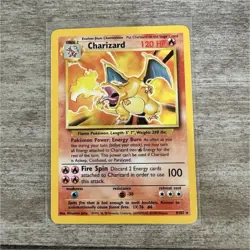 Charizard 4/102 Base Set 120 HP Holo Rare Pokemon TCG Card Wizards of the Coast - Image 1