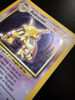 Alakazam 1/102 Holo Holo Rare Base Set 2 Pokemon - Image 3
