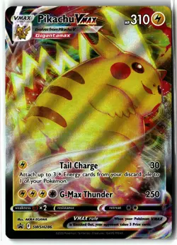 Pikachu VMAX ⭐ SWSH286 Holo Promo Sword & Shield Promo Pokemon NM - Image 1