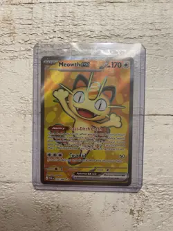 Meowth ex 107/088 Ultra Rare Perfect Order Pokemon NM - Image 1
