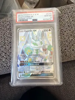 2019 Pokemon S & M FA/Zygarde GX Hidden Fates PSA 10 - Image 1