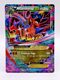 M Garchomp EX XY168 - XY Black Star Promo Mega Pokemon TCG - LP - Image 1
