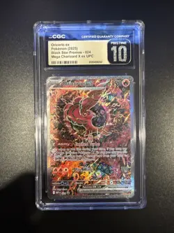 CGC Pristine 10 Oricorio EX #024 Black Star Promo EN Pokemon Phantasmal Flames - Image 1