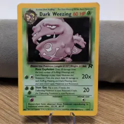 Pokemon TCG #110 DarkWeezing Rare Holo Team Rocket Set 14/82 - Image 1