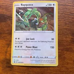 Rayquaza SWSH029 Sword & Shield Cosmos Holo Black Star Promo Pokemon TCG - Image 1